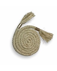 Cordon de serrage crème or fantaisie 1.40m