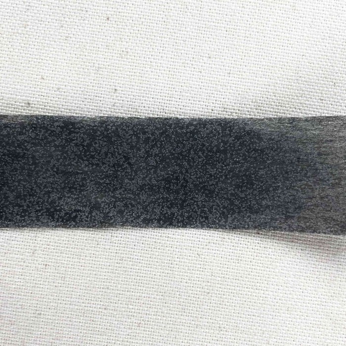 Ruban entoilage thermocollant noir 3cm