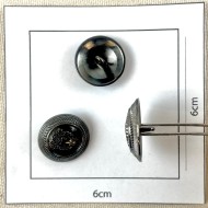 Bouton rond métal fantaisie bijou 20mm Bouton rond métal fantaisie bijou 20mm