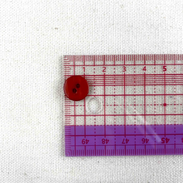 Bouton rond plastique argile 12mm