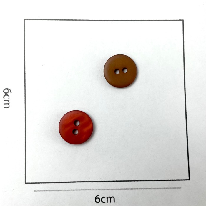 Bouton rond plastique argile 12mm