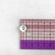 Bouton rond nacre blanc 10mm