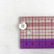 Bouton rond nacre blanc 10mm