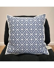 Housse de Coussin In&Extérieur Embiez bleu poudré - Tissu d'éditeur Housse de Coussin In&Extérieur Embiez bleu poudré - Tissu d'éditeur