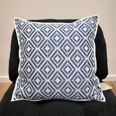 Housse de Coussin In&Extérieur Embiez bleu poudré - Tissu d'éditeur Housse de Coussin In&Extérieur Embiez bleu poudré - Tissu d'éditeur