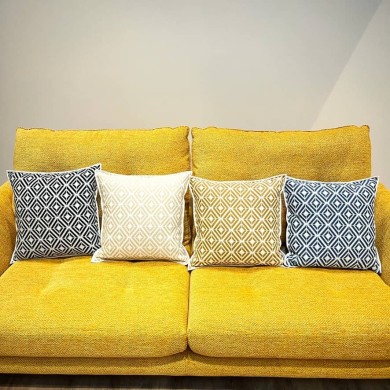 Housse de Coussin In&Extérieur Embiez bleu poudré - Tissu d'éditeur Housse de Coussin In&Extérieur Embiez bleu poudré - Tissu d'éditeur