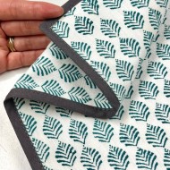 Housse de Coussin Ange bleu carnard - Tissu d'éditeur Housse de Coussin Ange bleu carnard - Tissu d'éditeur