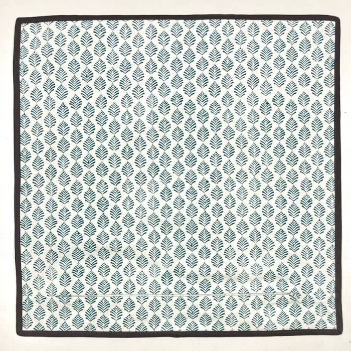 Housse de Coussin Ange bleu carnard - Tissu d'éditeur Housse de Coussin Ange bleu carnard - Tissu d'éditeur