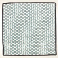 Housse de Coussin Ange bleu carnard - Tissu d'éditeur Housse de Coussin Ange bleu carnard - Tissu d'éditeur