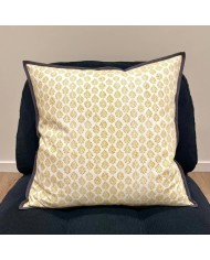 Housse de Coussin Ange moutard - Tissu d'éditeur Housse de Coussin Ange moutard - Tissu d'éditeur