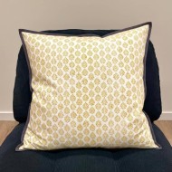 Housse de Coussin Ange moutard - Tissu d'éditeur Housse de Coussin Ange moutard - Tissu d'éditeur