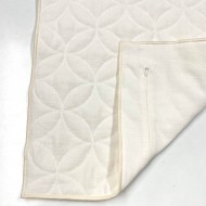 Housse de Coussin Bonnieux blanc - Tissu d'éditeur Housse de Coussin Bonnieux blanc - Tissu d'éditeur