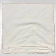 Housse de Coussin Bonnieux blanc - Tissu d'éditeur Housse de Coussin Bonnieux blanc - Tissu d'éditeur