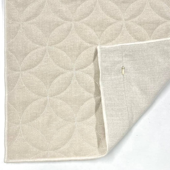 Housse de Coussin Bonnieux écru - Tissu d'éditeur Housse de Coussin Bonnieux écru - Tissu d'éditeur