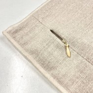 Housse de Coussin Bonnieux écru - Tissu d'éditeur Housse de Coussin Bonnieux écru - Tissu d'éditeur