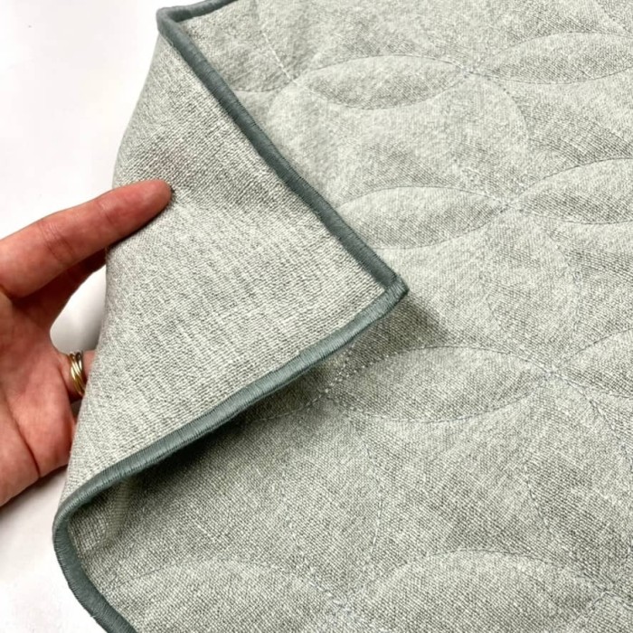 Housse de Coussin Bonnieux vert d'eau - Tissu d'éditeur