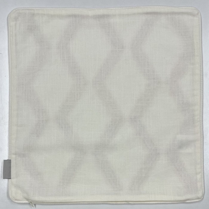 Housse de Coussin soho blanc pêche points bronzés - Tissu d'éditeur Housse de Coussin soho blanc pêche points bronzés - Tissu d'éditeur