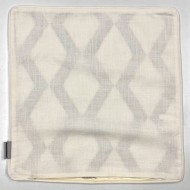 Housse de Coussin soho blanc taupe - Tissu d'éditeur