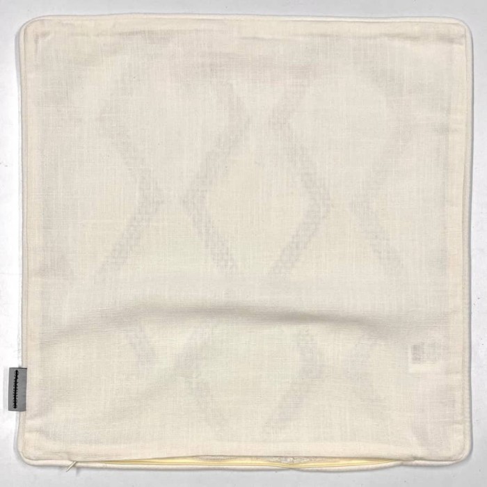 Housse de Coussin soho blanc points argentés - Tissu d'éditeur