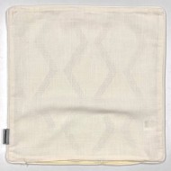 Housse de Coussin soho blanc points argentés - Tissu d'éditeur