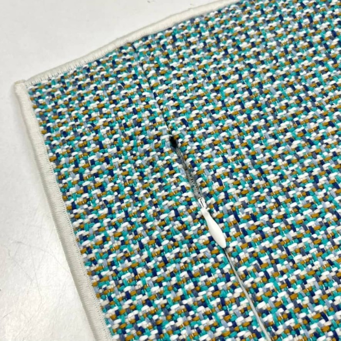 Housse de Coussin In&Extérieur Port Pin bleu carnard - Tissu d'éditeur