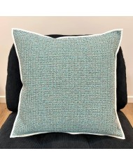 Housse de Coussin In&Extérieur Port Pin bleu carnard - Tissu d'éditeur