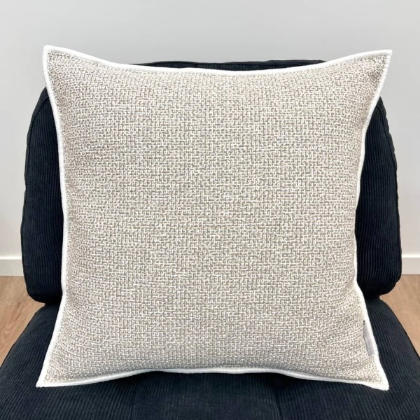 Housse de Coussin In&Extérieur Port Pin beige - Tissu d'éditeur