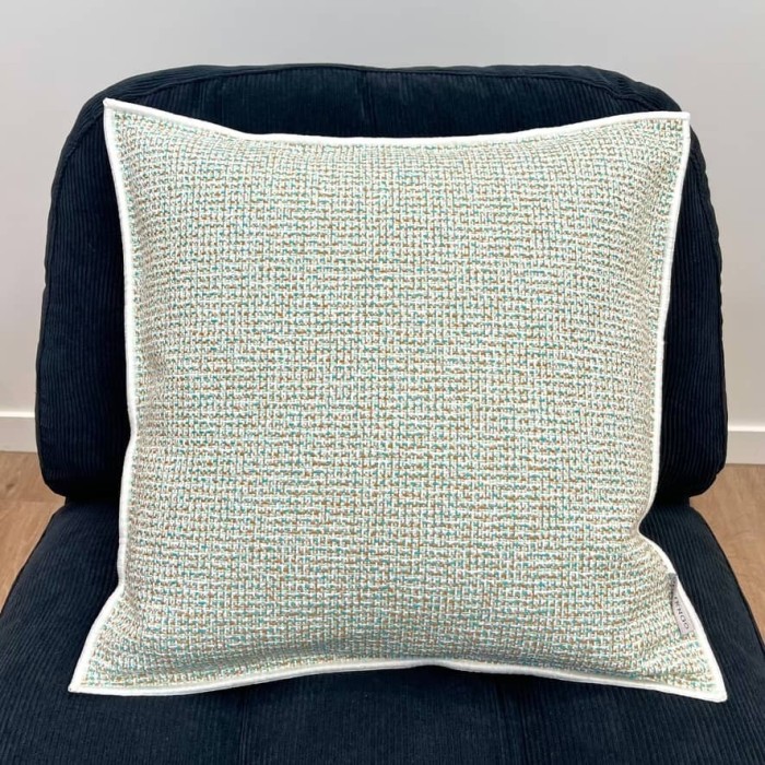 Housse de Coussin In&Extérieur Port Pin menthe - Tissu d'éditeur