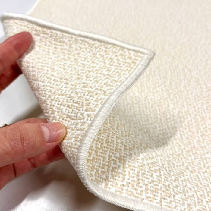 Housse de Coussin In&Extérieur Calanques écru - Tissu d'éditeur