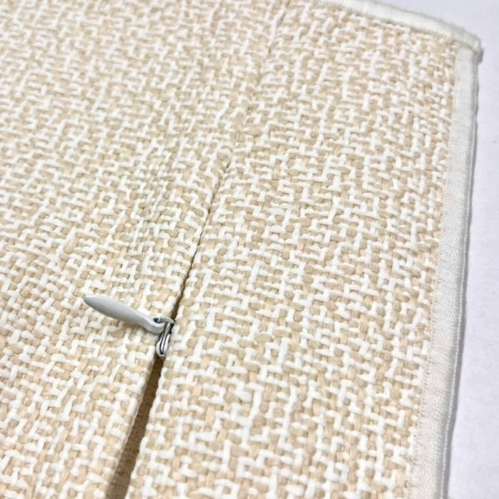 Housse de Coussin In&Extérieur Calanques écru - Tissu d'éditeur