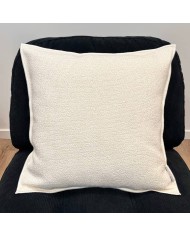 Housse de Coussin In&Extérieur Calanques écru - Tissu d'éditeur