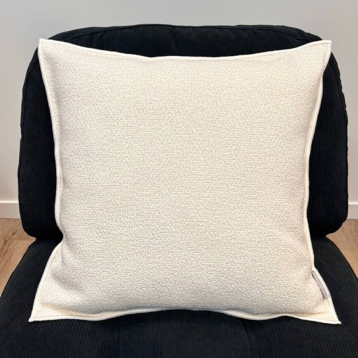 Housse de Coussin In&Extérieur Calanques écru - Tissu d'éditeur