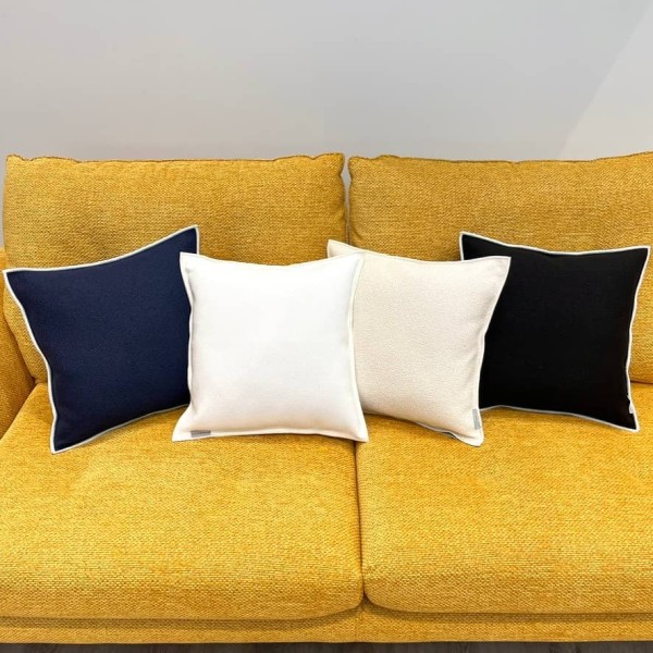 Housse de Coussin In&Extérieur Calanques indigo - Tissu d'éditeur