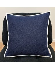 Housse de Coussin In&Extérieur Calanques indigo - Tissu d'éditeur