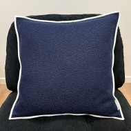 Housse de Coussin In&Extérieur Calanques indigo - Tissu d'éditeur