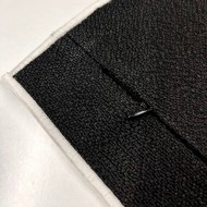 Housse de Coussin In&Extérieur Calanques noir - Tissu d'éditeur