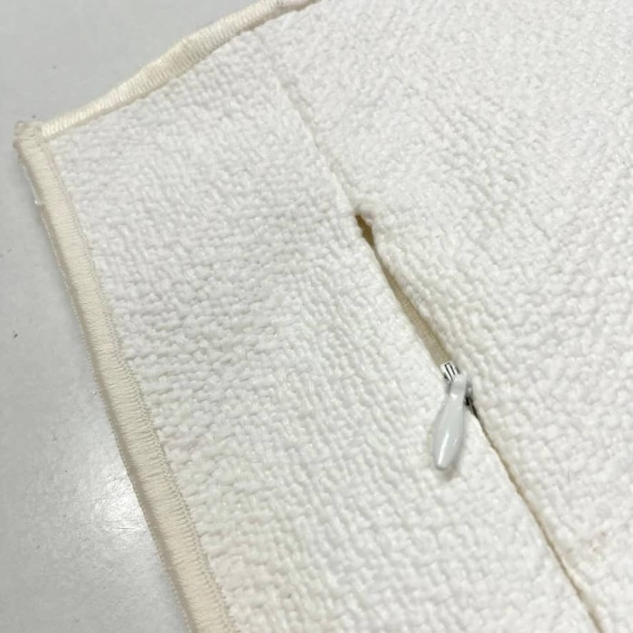 Housse de Coussin In&Extérieur Calanques blanc - Tissu d'éditeur