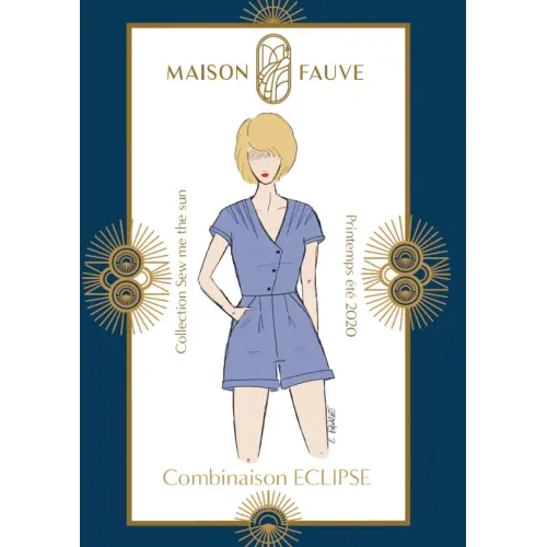 Patron couture combishort : Eclipse - Maison FAUVE