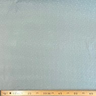 Tissu Double Gaze broderie Adèle vert de gris