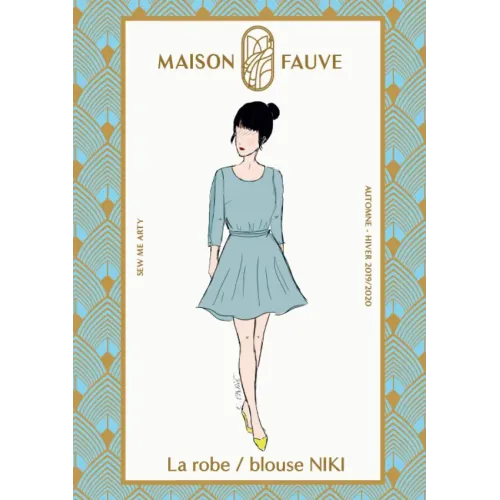 Patron couture robe : Niki - Maison FAUVE