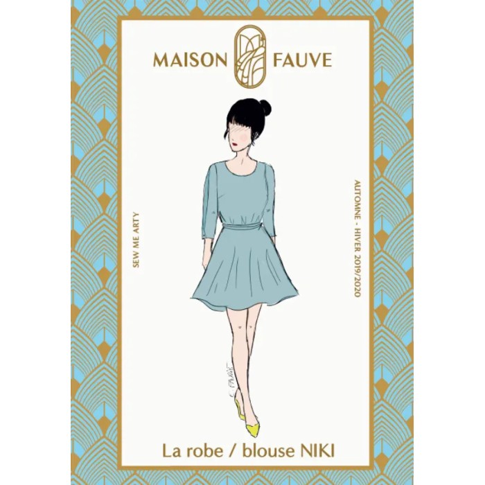 Patron couture robe : Niki - Maison FAUVE