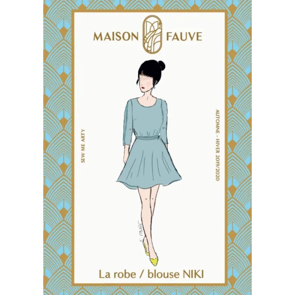 Patron couture robe : Niki - Maison FAUVE Patron couture robe : Niki - Maison FAUVE