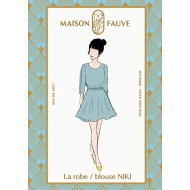 Patron couture robe : Niki - Maison FAUVE