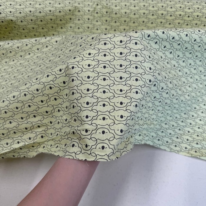 Tissu Coton imprimé Vaoy koala enfant jaune noir Tissu Coton imprimé Vaoy koala enfant jaune noir