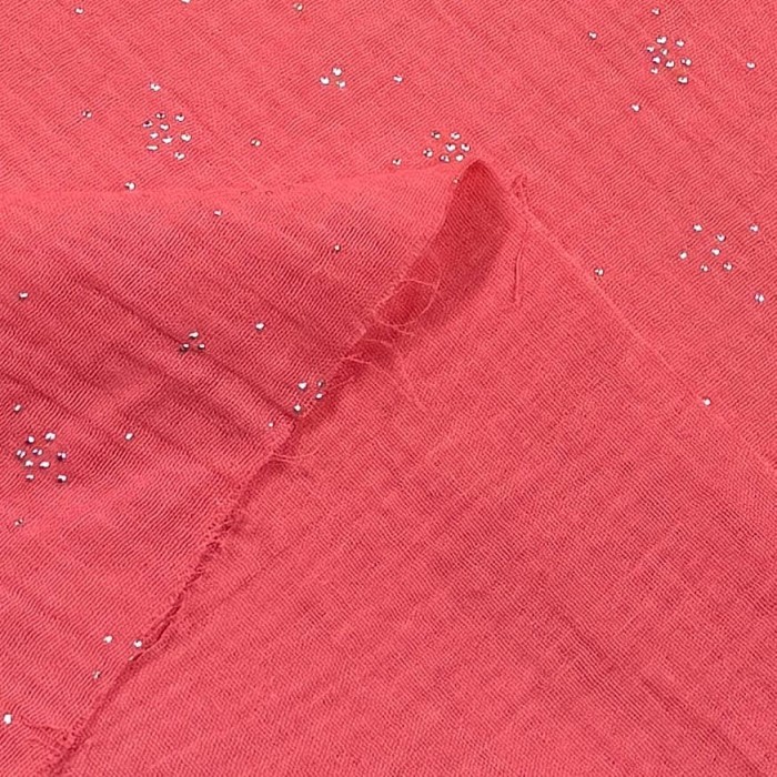 Tissu Double Gaze Zéalor rose Tissu Double Gaze Zéalor rose