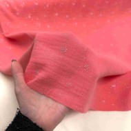 Tissu Double Gaze Zéalor rose Tissu Double Gaze Zéalor rose