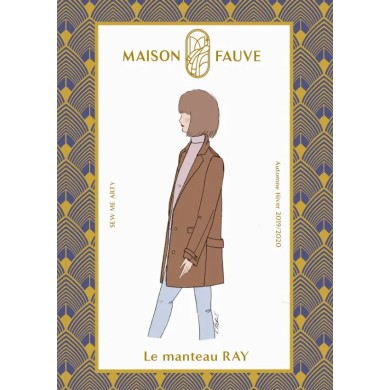 Patron couture Manteau : Ray - Maison FAUVE