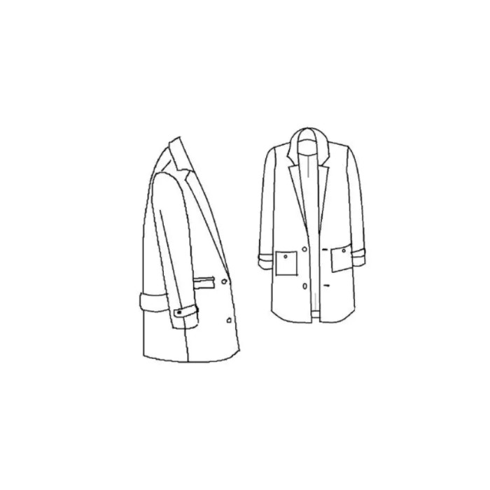 Patron couture Manteau : Ray - Maison FAUVE