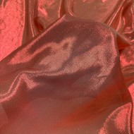 Tissu soie polyester lurex orange - Tissu haute couture Français Tissu soie polyester lurex orange - Tissu haute couture Français