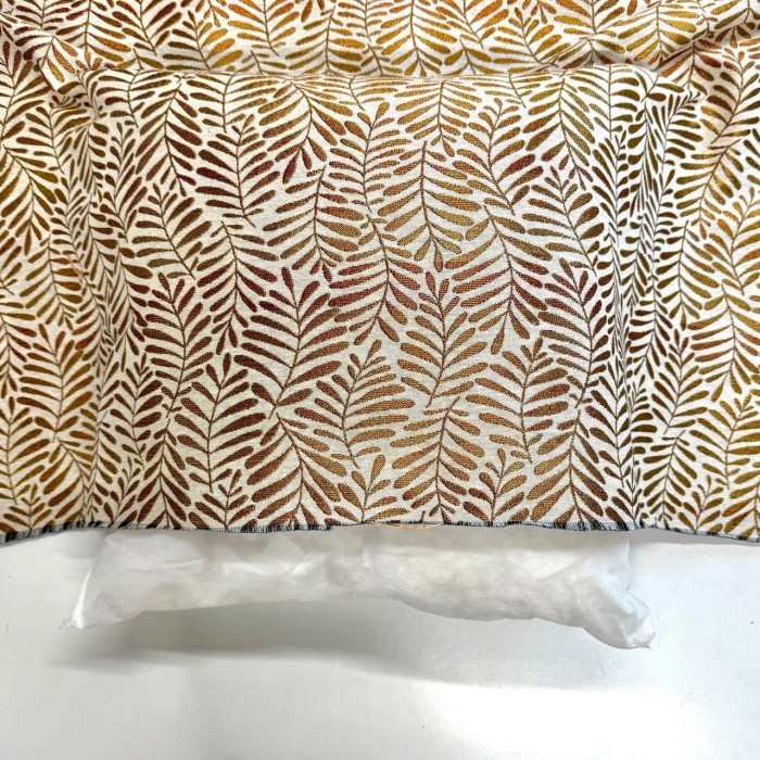 Tissu jacquard Canari roux Tissu jacquard Canari roux